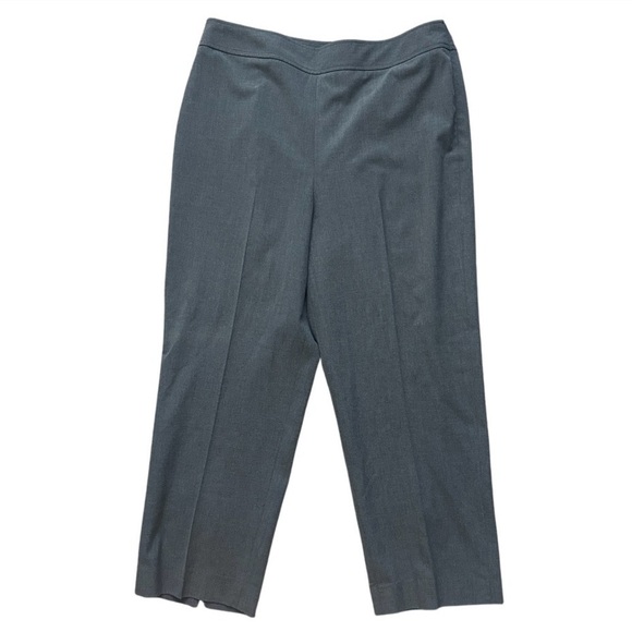 Talbots Pants - TALBOTS Ankle Pants Flat Front Side Zip Stretch
Gray Size 10 Petite
